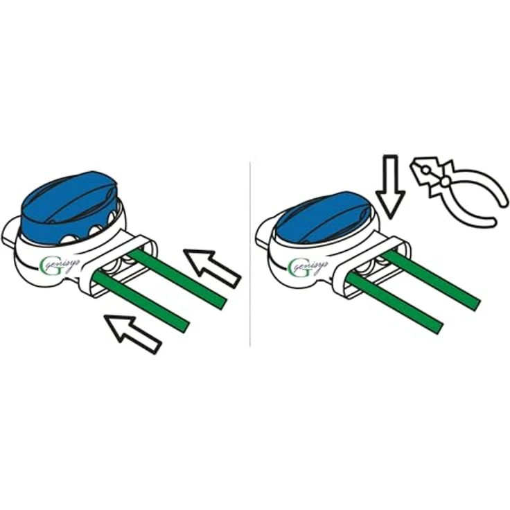 Genisys 6 Kabel Verbinder + 4 Anschlussklemmen für Husqvarna Automower (Original von 3M) – Bild 3