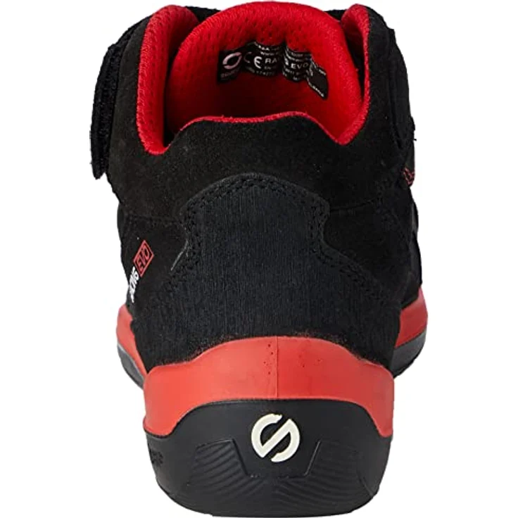 SPARCO Teamwork Sicherheitsschuhe Racing Evo S3, Rot und Schwarz, aus Leder und Wildleder, Größe 39, mit atmungsaktivem Mesh-Gewebe – Bild 3