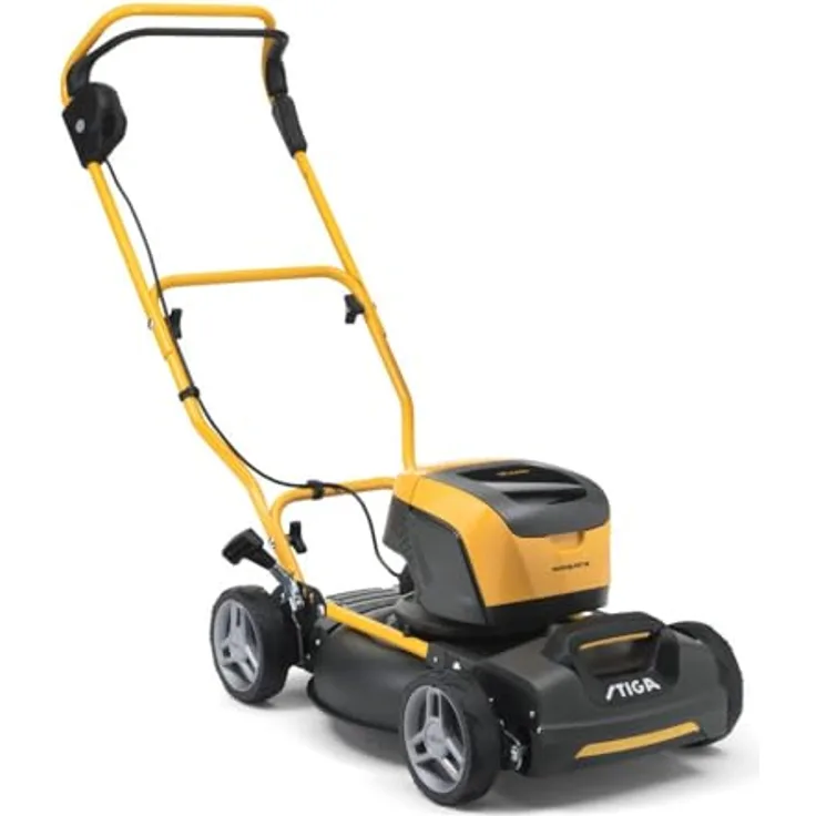 Stiga Multiclip 547 AE Kit, Akku-Rasenmäher mit 48 V, 4 Ah, 45 cm Schnittbreite, bürstenloser Motor, verstellbarer Holm, Mulchfunktion