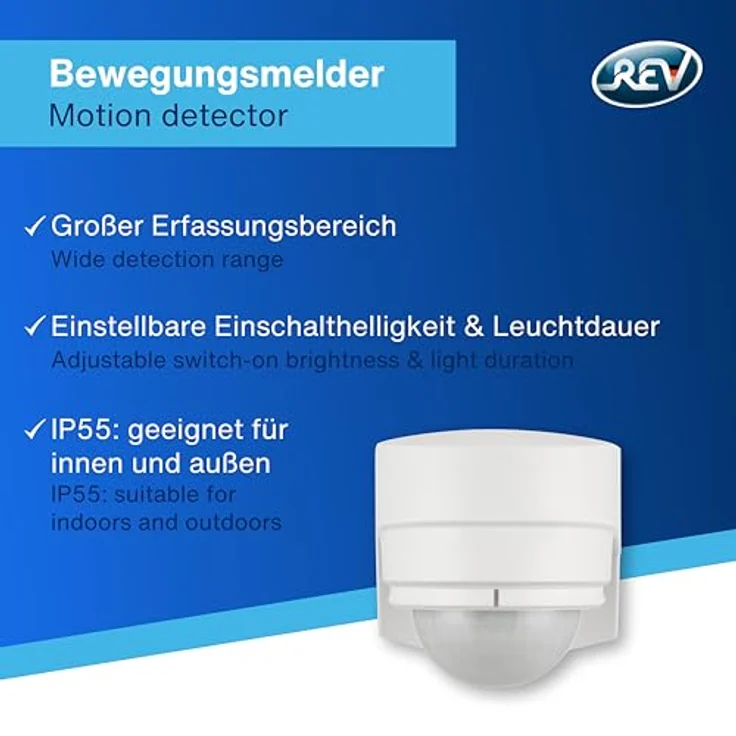 Rev Ritter 0075362103 Bewegungsmelder MC Sensor 360 Degree, weiß – Bild 2