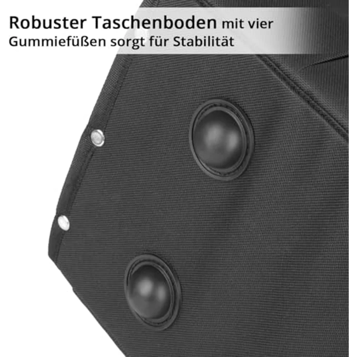 STAHLWERK Werkzeugtasche 18 Außentaschen, 10 Innentaschen, robuste Installateur-Tasche aus strapazierfähigem Polyester mit Tragegriff und Schultergurt – Bild 4
