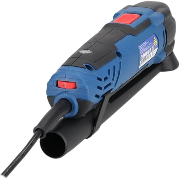 DEDRA Multifunktionswerkzeug DEDRA Multitool 300W, 15.000-22.000 U/Min, 9 Zubehörteile, ideal zum Schneiden und Schleifen, mit Anschluss für Staubabsaugung und Transportkoffer – Bild 4