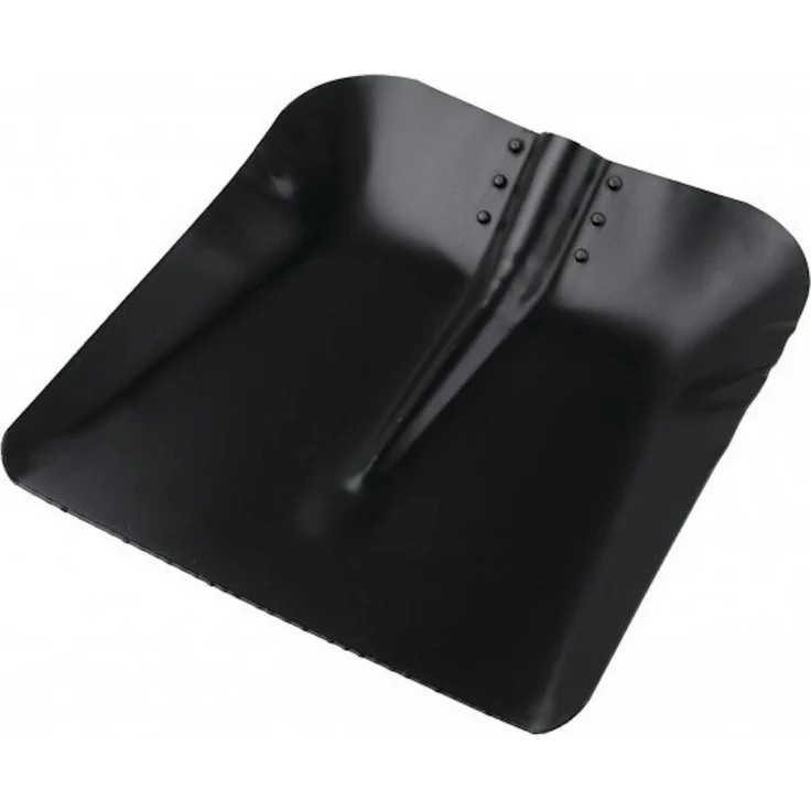 TRIZERATOP Schaufel Randschaufel Schneeschaufel, stahl 35X35 cm, stahlBlatt: 35x35 cm, OHNE Stiel, 1,9kg