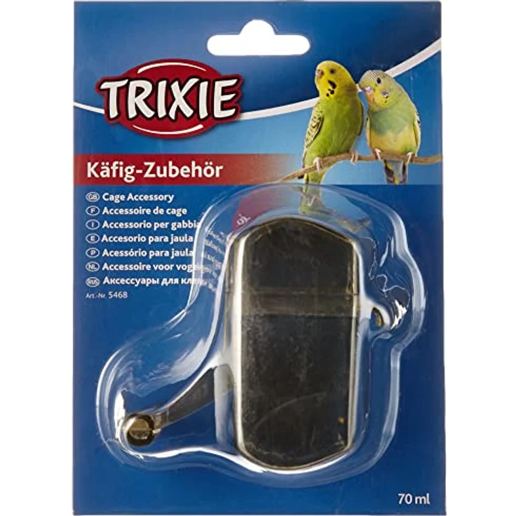 Trixie zum Aufhängen Lebensmittel Schüssel mit Anflugstange, 70 ml – Bild 3