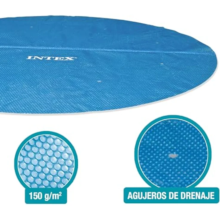 Intex Solarabdeckplane für Easy Frame Pool, isolierend, blau, Ø 457 cm – Bild 6