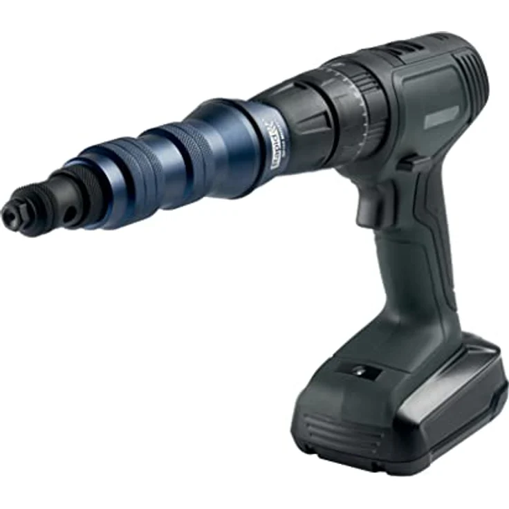 Rapid Nietzange RP150 Multi, Aufsatz für Akkuschrauber oder Bohrmaschine, Blindnietzange Adapter mit Universalmundstück für alle Niete von 3,2 – 4,8 mm – Bild 3