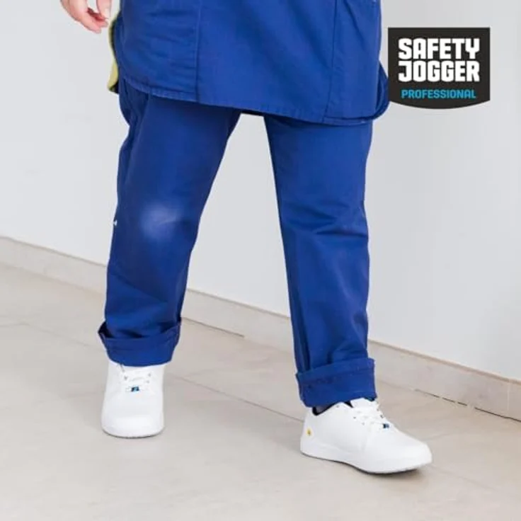 Safety Jogger Elis O2, Berufsschuh mit SRC-Rutschfestsohle und ESD-Eigenschaften, weiß, Größe 35 – Bild 3