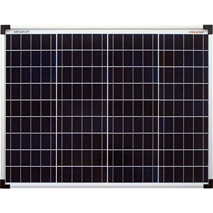 enjoy solar Solarmodul Eco Line ES50P36, Polykristallines Solarpanel 12V/50W, gehärtetes ESG-Solarglas, wetterfest, mit MC4 Stecker, TÜV zertifiziert