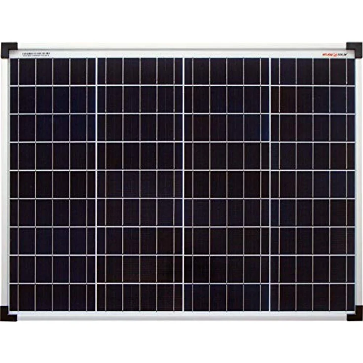 enjoy solar Solarmodul Eco Line ES50P36, Polykristallines Solarpanel 12V/50W, gehärtetes ESG-Solarglas, wetterfest, mit MC4 Stecker, TÜV zertifiziert – Bild 1