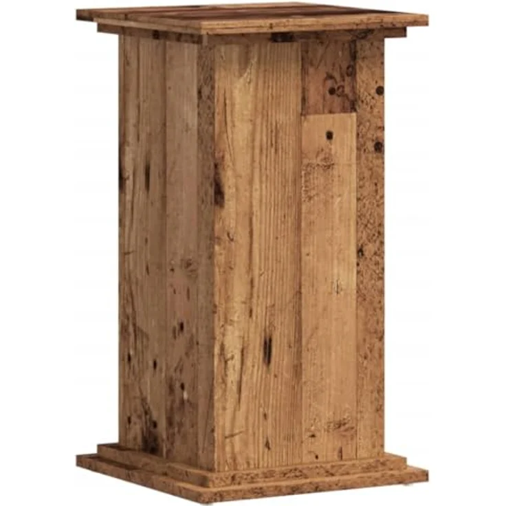 vidaXL Blumenständer Pflanzenständer Altholz-Optik 33x33x60 cm Holzwerkstoff (1 St) – Bild 1
