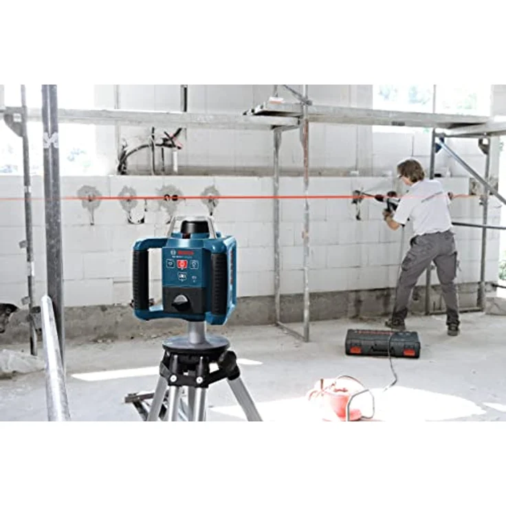 Bosch Professional GRL 300 HV, 300 m Arbeitsbereich mit Empfänger, Fernbedienung, Transportkoffer, Empfänger, Wandhalter – Bild 13