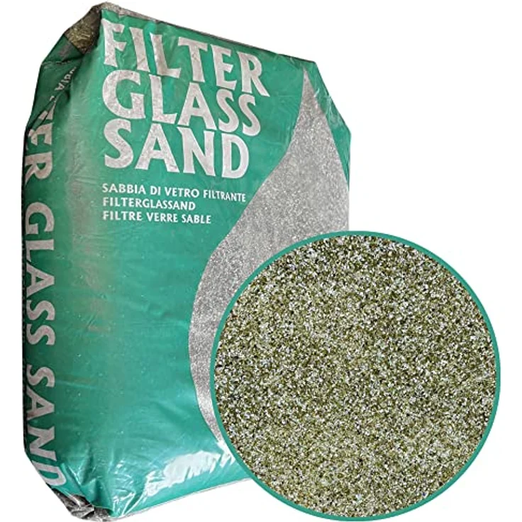 Min2C Filtersand 20 kg, Glasfiltersand 0.5-1.25 mm für optimales Poolwasser und verbesserte Filterleistung – Bild 2