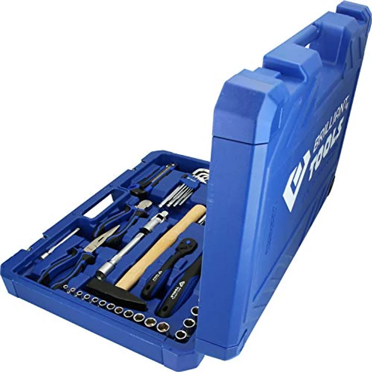 BRILLIANT TOOLS BT024095 1/4" + 1/2" Universal-Werkzeug-Satz, 95-tlg [Powered by KS TOOLS] - Zeitersparnis und Komfort durch 2-Komponenten-Griff, 95-teiliges Set in verschiedenen Größen – Bild 4