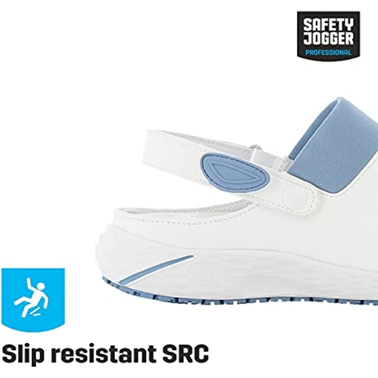 Safety Jogger Berufsclog Dany OB, ESD, rutschfeste Gummilaufsohle, atmungsaktiv, light blue, Größe 40 – Bild 4