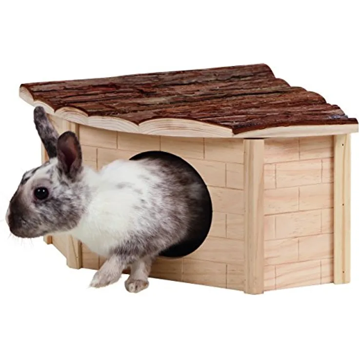 Kerbl 82862 Eckhaus für Nager Nature, 25 x 25 x 17 cm