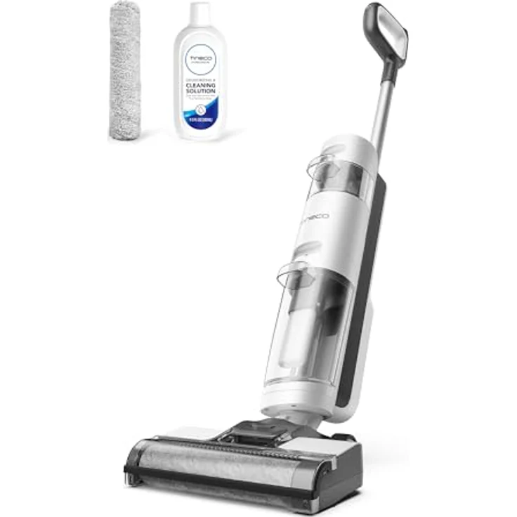 Tineco iFloor 3 Breeze Plus Nass-Trockensauger mit Zwei Extrabürste Leicht Tragbar Leise Saugwischer, Kabelloser Bodenreiniger für Hartböden Tierhaare, Selbstreinigung, Schnelles Trocken – Bild 1