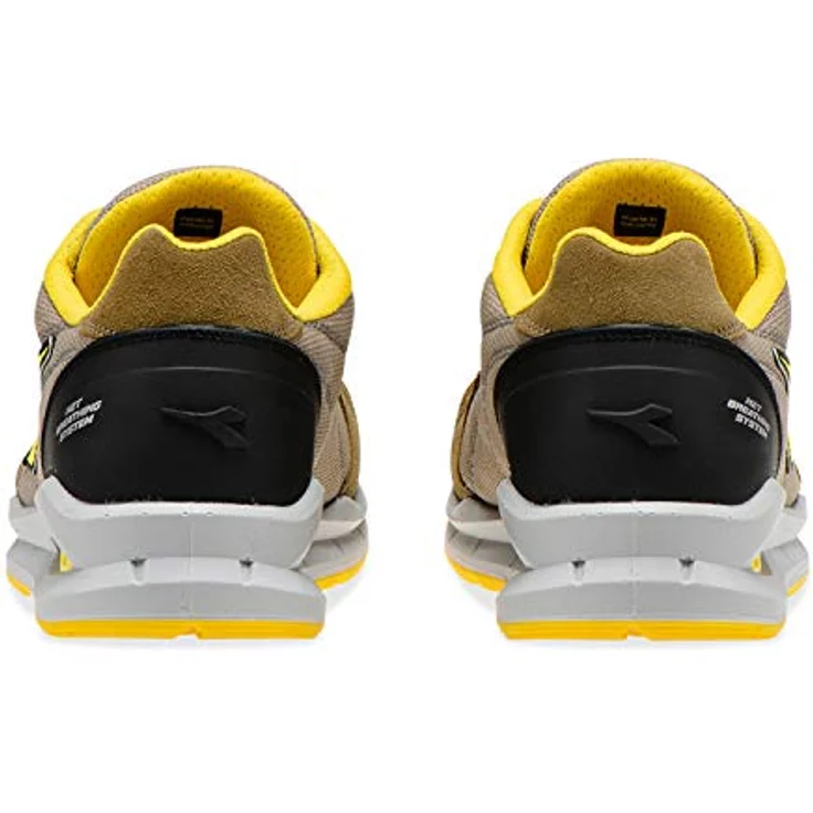 Diadora Run Airbox Low, S1P Sicherheitsschuhe aus perforiertem Wildspaltleder mit Aluminiumkappe, atmungsaktivem Nylonfutter und herausnehmbarer Einlegesohle, Größe 41 – Bild 5