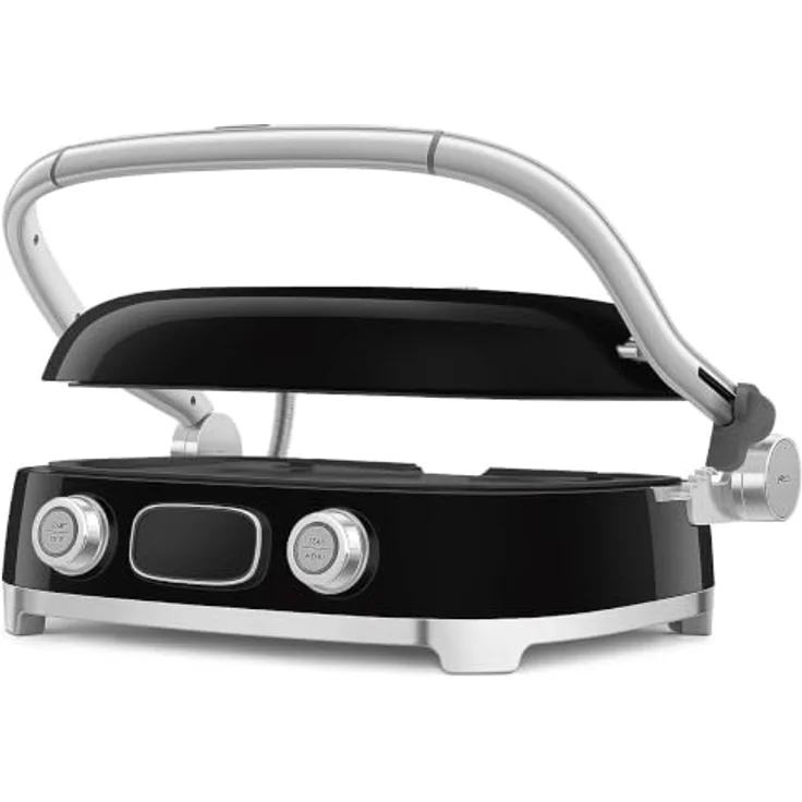Smeg MGF01BLEU Elektrischer 3-in-1-Multifunktionsgrill mit Sear-Funktion und PFAS-freien Keramikplatten, Schwarz – Bild 5