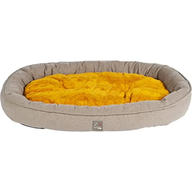 HKM ANAM Cara Hundebett Dunkelblau/Petrol M - Modernes Hundebett mit weicher Füllung – Bild 1