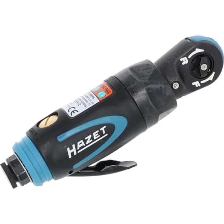 Hazet 9020P-2 Druckluft-Umschaltknarre 1/4" (6.3 mm), 360° verstellbarer Luftausgang, kälteisolierender Handgriff, max. Drehmoment 60 Nm, Betriebsdruck 6.3 bar – Bild 4
