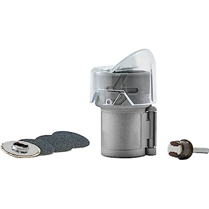 DREMEL 2615PG02JA AT02-PGK, Multifunktionswerkzeug-Zubehör-Set für stressfreie Krallenpflege mit 45-Grad-Pfotenführung, inkl. 4 Schleifscheiben und Aufspanndorn – Bild 1