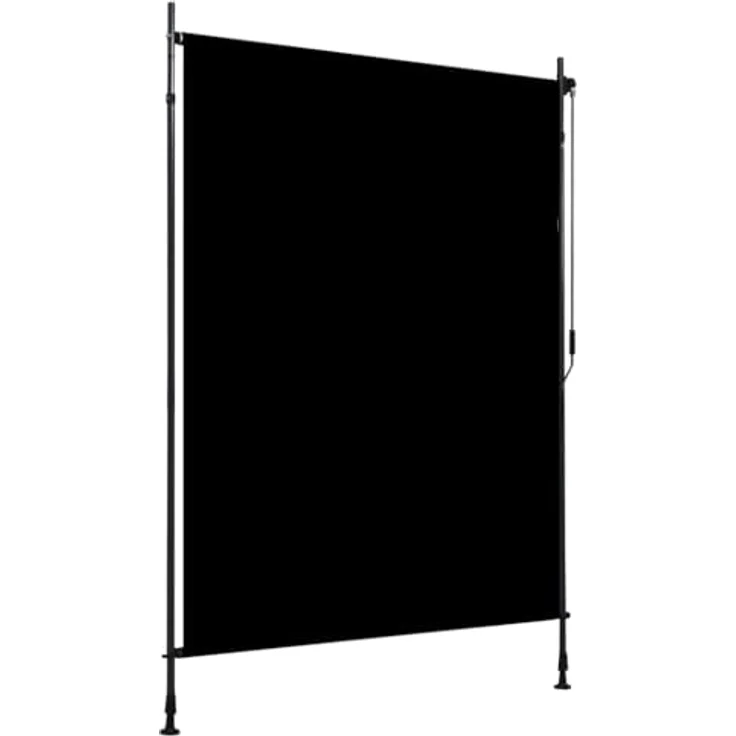 vidaXL Außenrollo 150 x 270 cm Anthrazit mit Handkurbelbetrieb und UV-Schutz – Bild 1