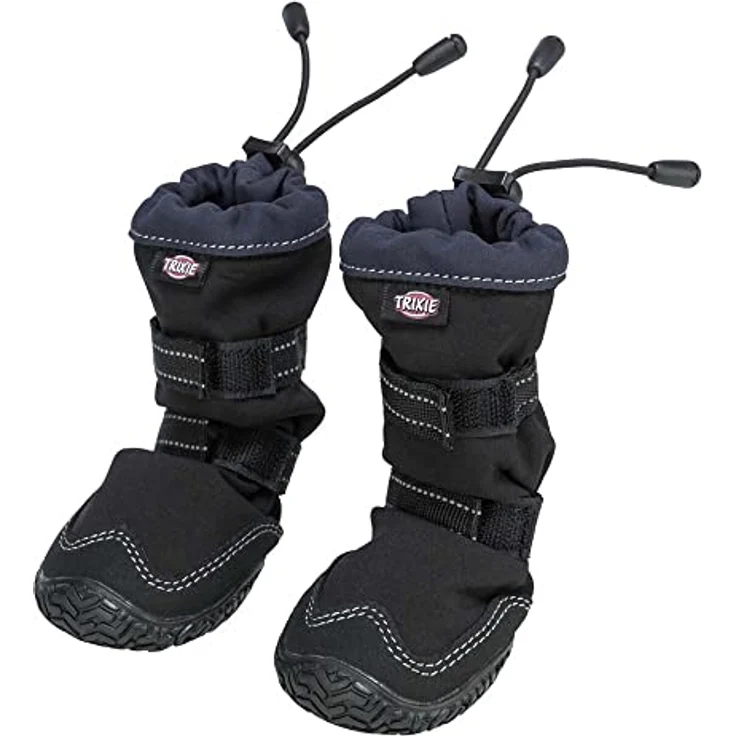 Trixie Walker Active, Hundeschuhe in L und XL mit rutschfester Grip-Sohle, atmungsaktivem Material und reflektierenden Elementen – Bild 1