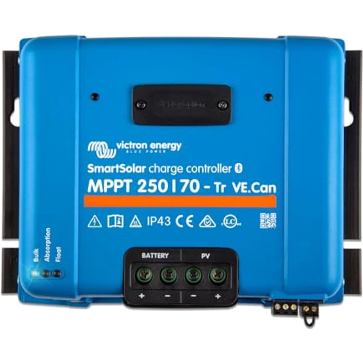 Victron Energy Solarladeregler Victron SmartSolar MPPT 250/70-Tr 12V/24V/36V/48V 70A, vollautomatisch blau – Bild 1