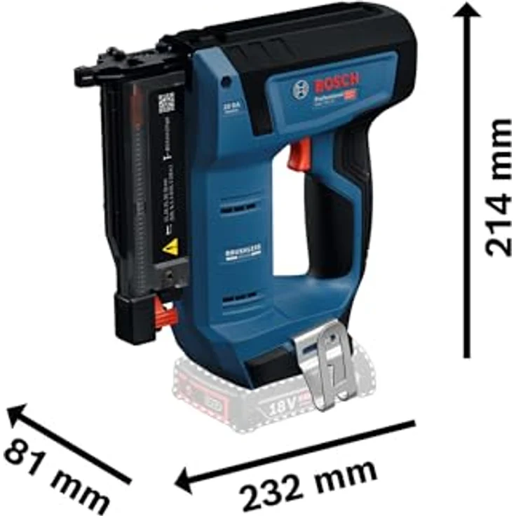 Bosch Akku-Holznagler GNH 18V-35, kabelloser Nagler mit bürstenlosem Motor und stufenloser Tiefeneinstellung, ohne Akku und Ladegerät – Bild 7