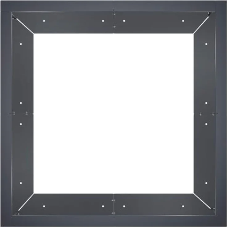 vidaXL Beetumrandung Stützmauer, 4 Eckstützmauern aus Stahl, wetterbeständig, anthrazit, 100 x 100 x 30 cm – Bild 8