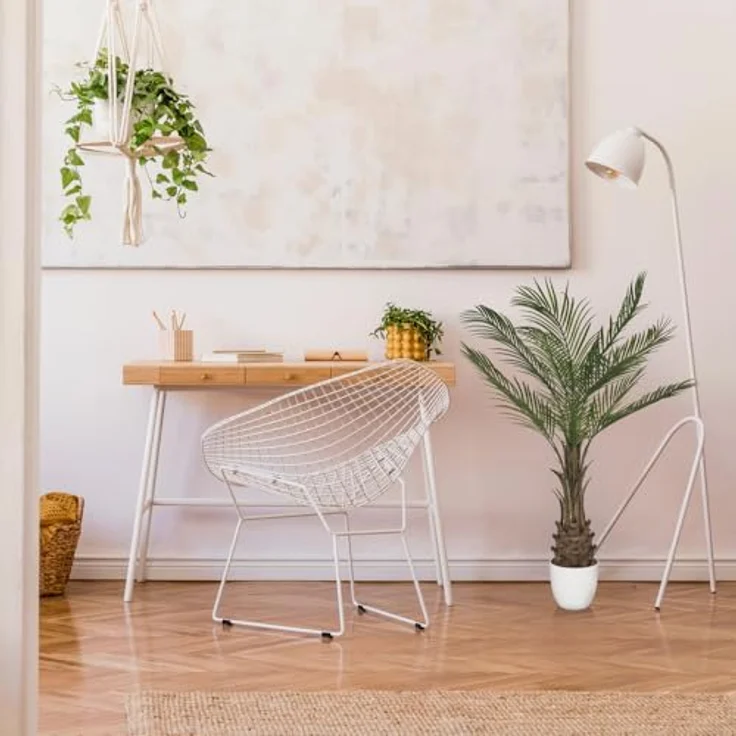 hjh OFFICE Kunstpflanze Drachenbaum Dracaena 120 cm, künstlich, realistisches Aussehen, allergikerfreundlich, weißer Topf – Bild 5