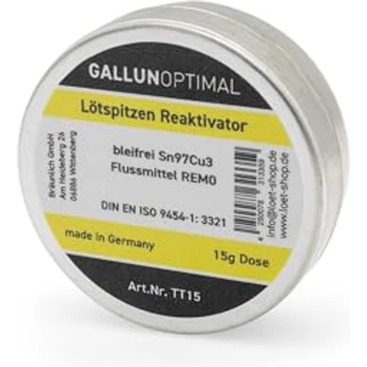 TechnikRat TT15 Lötspitzen-Reaktivator bleifrei 15g Dose – Bild 5
