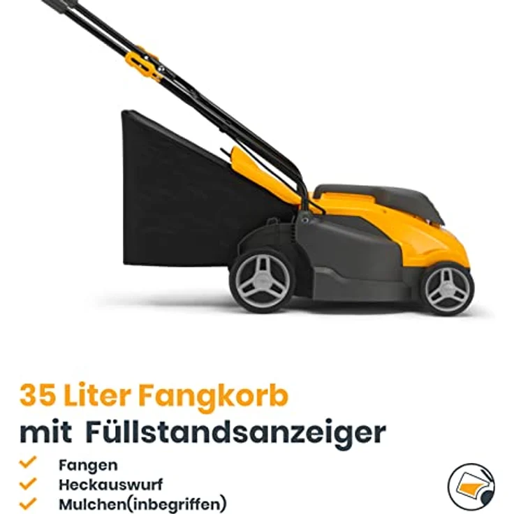 STIGA Elektro-Rasenmäher Combi 336c, Schnittbreite 34 cm, 1400 W, 35 L Auffangbeutel – Bild 3