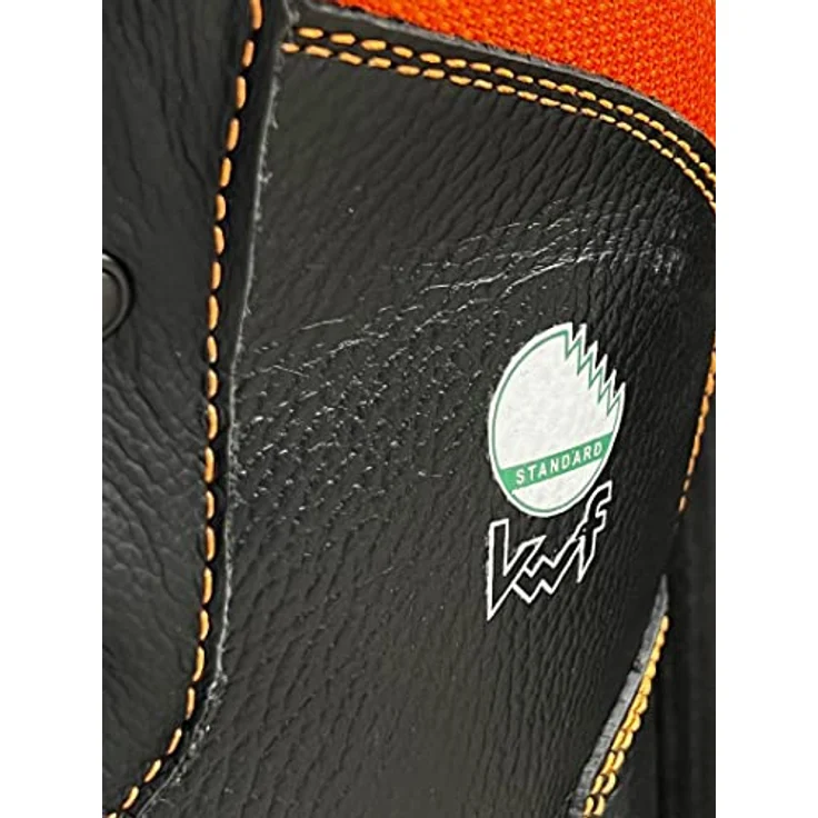 Trend Line Woodsafe Schnittschutzstiefel S3 schwarz Sicherheitsschuh, Vibram®-Laufsohle, Größe 46, wasserabweisendes Leder, antistatisch, öl- und kraftstoffbeständig – Bild 5