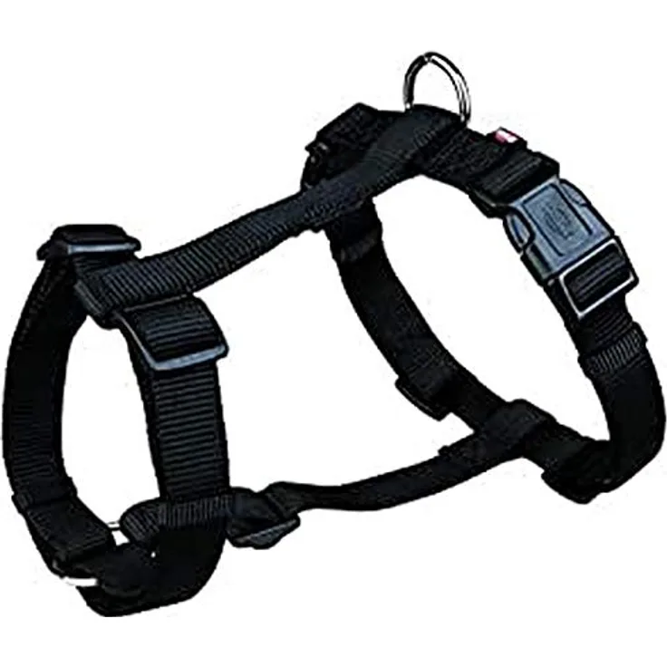 Trixie 20341 Premium H~Geschirr, M–L: 52–75 cm/20 mm, schwarz