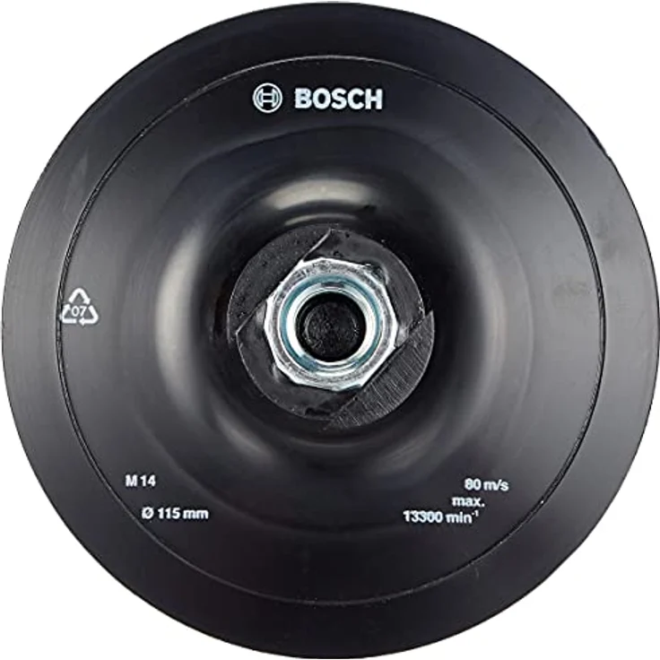 Bosch DIY Gummischleifteller für Winkelschleifer (Ø 115 mm; Klettsystem) – Bild 3