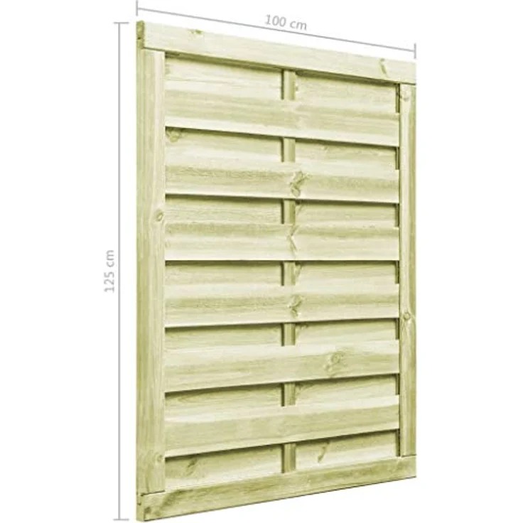 vidaXL Gartentor Imprägniertes Kiefernholz 100 x 125 cm grün – Bild 8