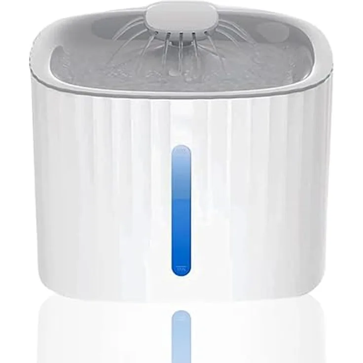 Automatischer Wasserbrunnen Starlyf Pet Fountain, 3 l, BPA-frei, für Hunde und Katzen, doppelter Kohlefilter und LED-Licht, USB-Anschluss, hygienisch und leise