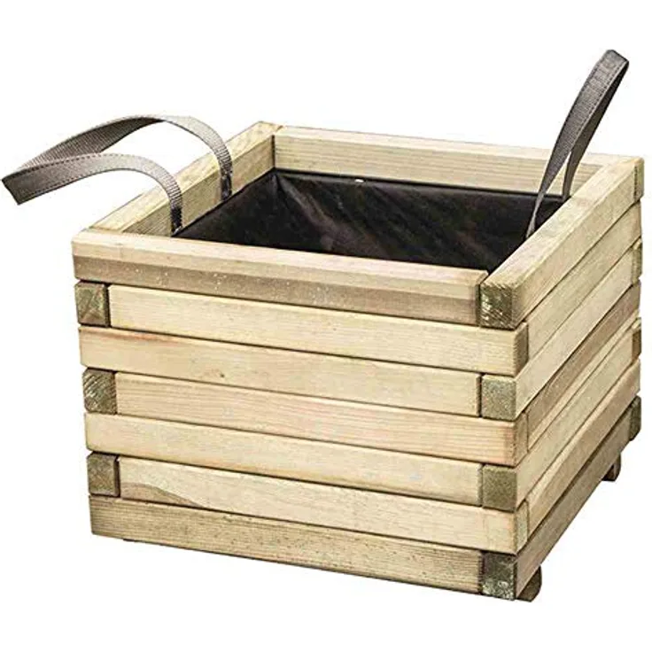 GAUTZSCH Pflanzkübel TAUNUS, Kiefer FSC® 100%, natur, 60x43x60cm (BxHxT)
