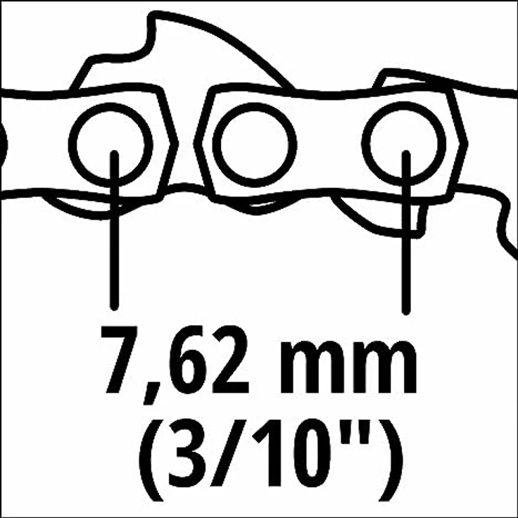 Einhell Ersatzkette, für Akku-Astkettensäge, 15 cm Länge, 1,0, 28T, 7,62 – Bild 3