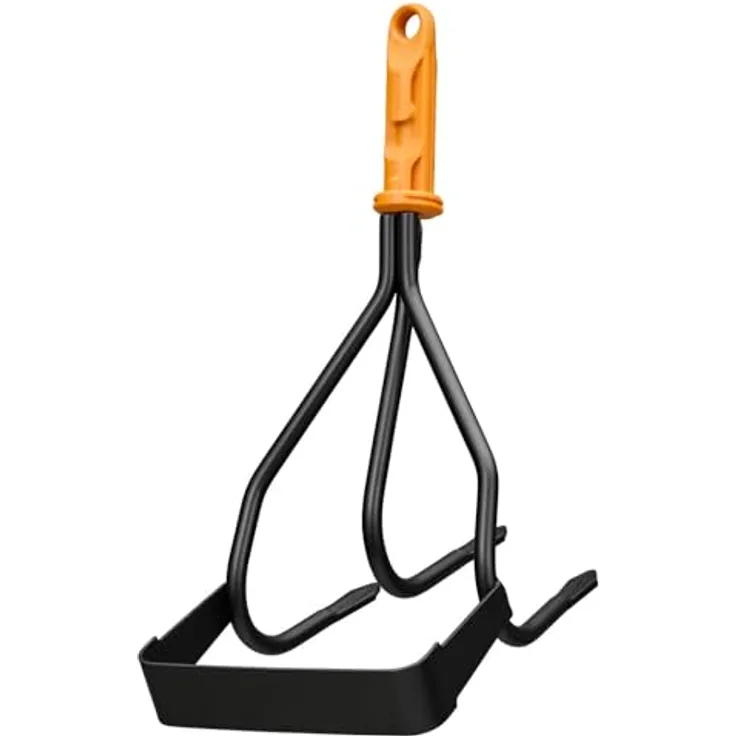 Fiskars Grubber 1080685, 132 mm QuikFit™ mit gehärteter Kohlenstoffstahlklinge für Kultivierung, Vertikutierung, Belüftung und Bodenlockerung
