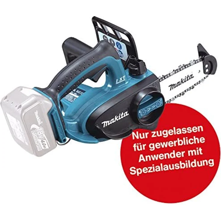 Makita Akku-Kettensäge DUC122Z 18V, ohne Akku/Ladegerät Schwertlänge 11,5cm – Bild 2