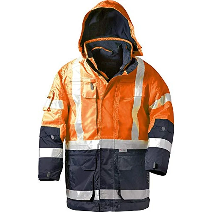 Warnschutzparka Wallace Gr.L orange/marine ELYSEE – Bild 2