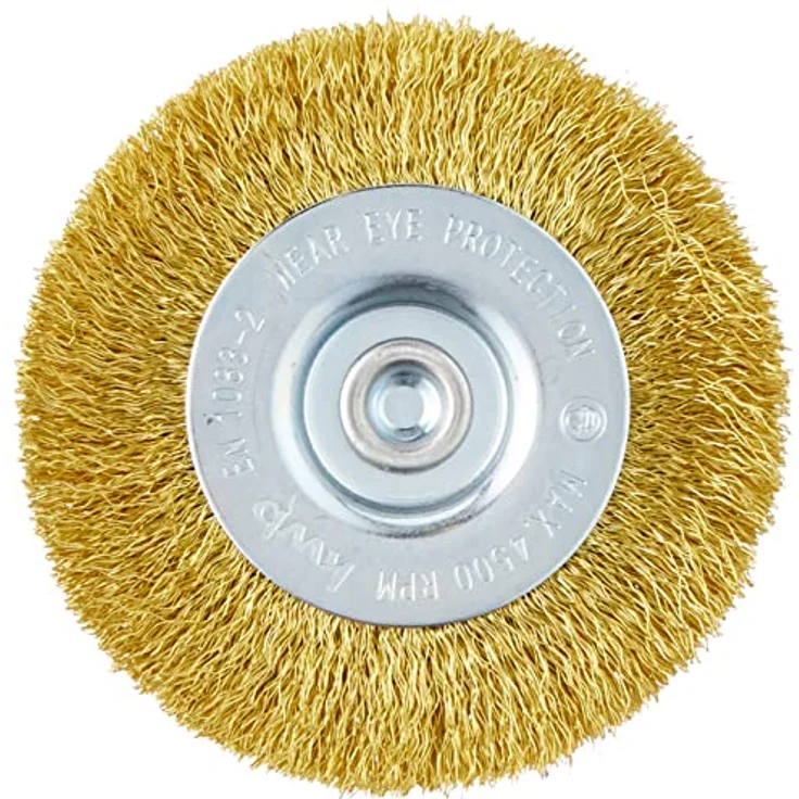 KWB Scheibenbürste, Messingdraht, gewellt, Durchmesser 75 mm - 609310 – Bild 3