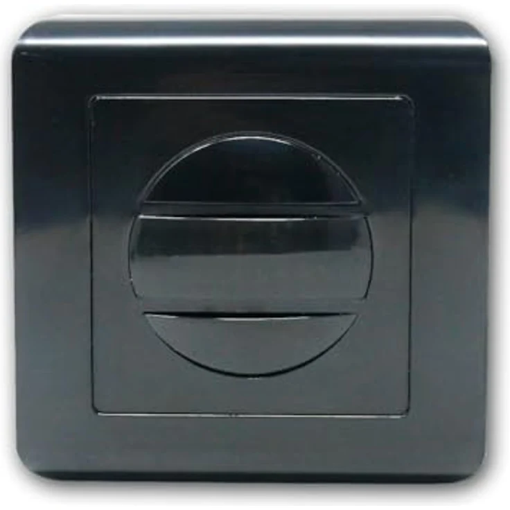 world-trading-net PIR-Bewegungsmelder 160°, 2-Draht, 230V/300W, schwarz, einstellbare Schaltdauer und Empfindlichkeit, Unterputzmontage, LED geeignet – Bild 2