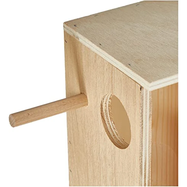 Nobby Wellensittich Nistkasten Loch Links; 28,5 x 14,0 x 14,0 cm – Bild 4