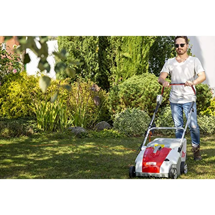 IKRA Elektro Vertikutierer Rasenlüfter IEVL 1738 Fangkorb 50l Arbeitsbreite 38cm Arbeitstiefe einstellbar 1.700W – Bild 4