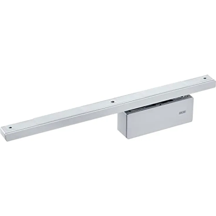 GEZE 184102 Türdämpfer ActiveStop aufliegend Türdämpfung für Holztüren, Silber, Silberfarbig
