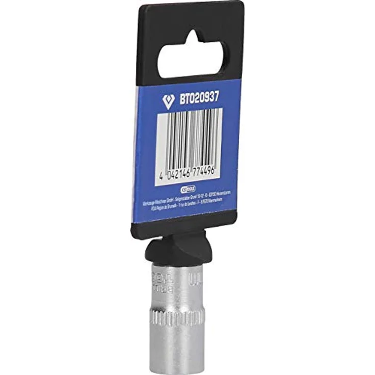 Brilliant Tools Sechskant-Stecknuss BT020937, 1/4" Innenvierkant-Antrieb, 9 mm, Chrom-Vanadium-Stahl, matt verchromt – Bild 7