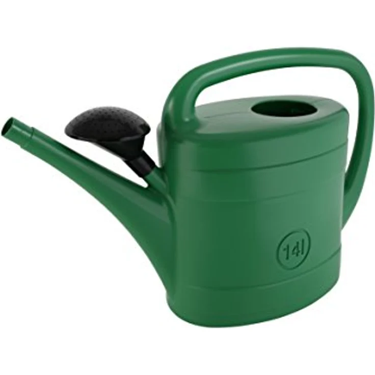 greemotion 628102 Gießkanne mit Brause 14 L, grün – Bild 5